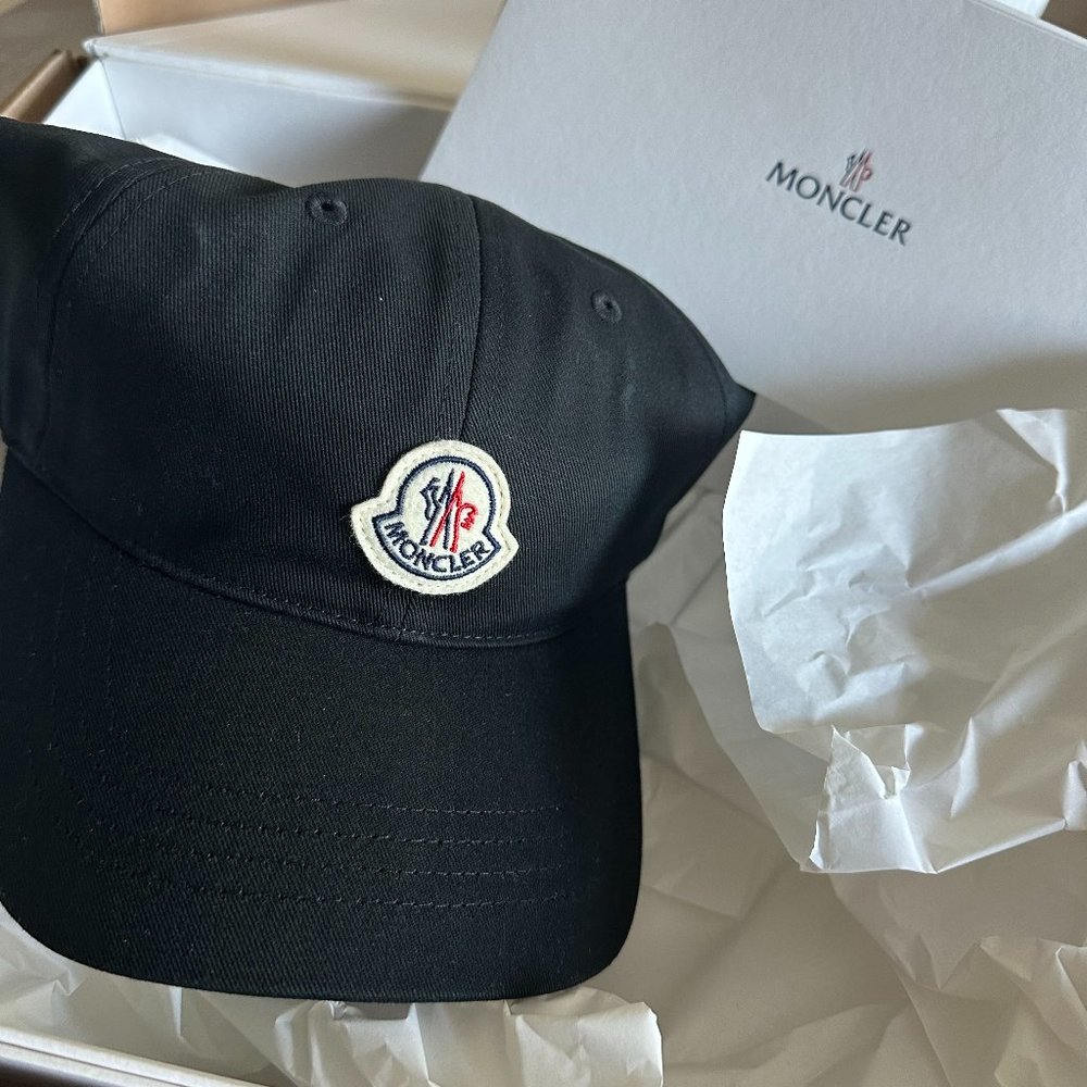 NWT Moncler Logo Baseball Cap